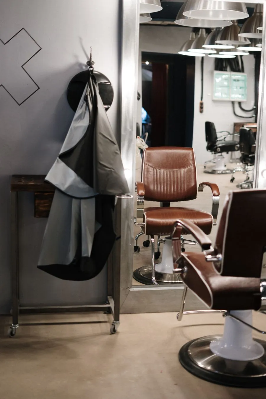 Barber-Stühle aus Leder